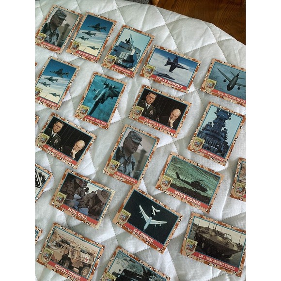 1991 Lot of 57 TOPPS Desert Storm 2nd Series Trading Cards Vintage 🇺🇸🇺🇸 - Picture 3 of 12
